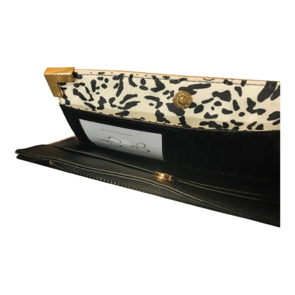 Jessica Simpson metallic clutch wristlet wallet new in box - Picture 14 of 14